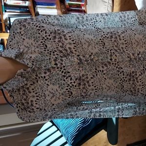Banana Republic XS floral print blouse